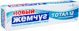 Зубная паста "Новый Жемчуг" ТОТАЛ 12 Нежное отбеливание 100мл.*40 / 17135