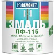 Эмаль ПФ-115 PROREMONTT Зелёный 1,9кг Л-С