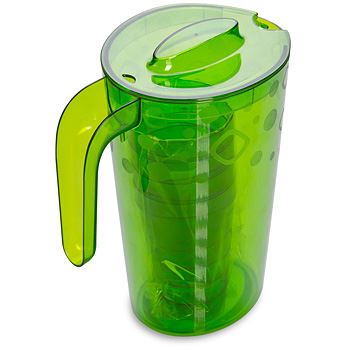 НАБОР : Кувшин 1,8л + 4 стакана 0,3л "ЛЮМИЦИ" зеленый прозрачный ( Мартика ) / арт. С5763ЛП