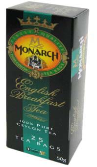 Чай Монарх 25 пакетов*24шт (черный)
