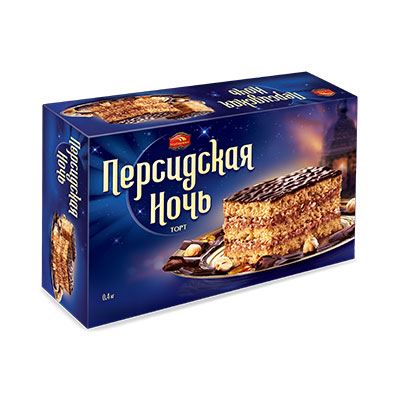 Торт Персидская ночь 400гр*6шт (АО КБК "Черемушки")