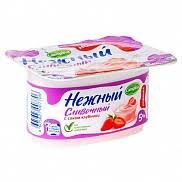 Продукт йогуртный Кампина 5% 110гр.*16 Нежный сливочный с соком персика / ванночка