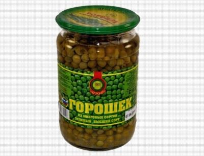 Зеленый горошек 650гр.*8 ст/б  / ООО Терский пищекомбинат