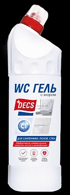 Специализированное средство DECS WC гель универсал с хлором 750мл.*14 / В193-16D