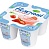 Продукт йогуртный Кампина 1,2% 100гр.*24 Нежный с соком клубники 