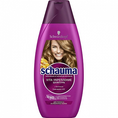 Бальзам д/волос  Schauma Vita-Укрепление (для тонких и ослабленных волос) 200мл.*10