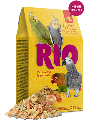 Рио Яичный корм для средних и крупных попугаев 250гр (коробка) 