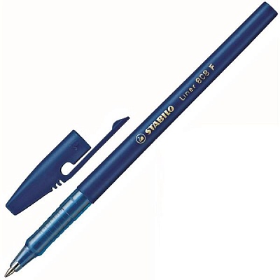 Ручка шариковая STABILO LINER 808 синие чернила (10шт в упаковке) 808/41