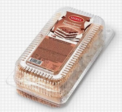 Торт Шоколадный Наполеон 0,3кг (t°C=+2..+6) ТМ Мирель