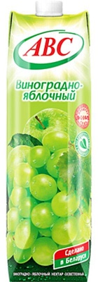Сок АВС виноградно-яблочный 1л*12