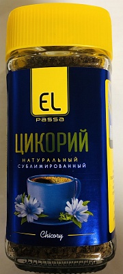 Цикорий ELPASSA "Здоровье" (желтый) 100гр*8шт ст/б сублимированный