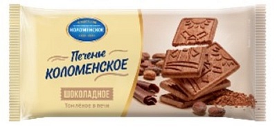 АКЦИЯ Печенье шоколадное 120г*22шт. (Коломенские)/арт.1296