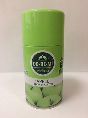 Освежитель воздуха "ДО-РЕ-МИ Премиум" (сменный баллон) Зеленое яблоко 250мл.*12 / 231324