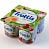 Продукт йогуртный Кампина 0,1% 95гр.*24 Нежный лёгкий с соком персика 