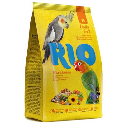 Рио основной корм д/средних попугаев 1000г*4шт