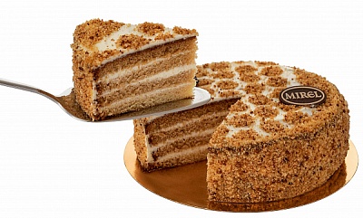 Торт Сметанин медовый 0,65кг (t°C=+2..+6) ТМ Мирель