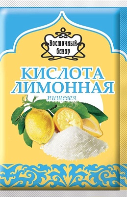 Лимонная кислота пищевая Восточный базар 10гр.*150 / арт.32118