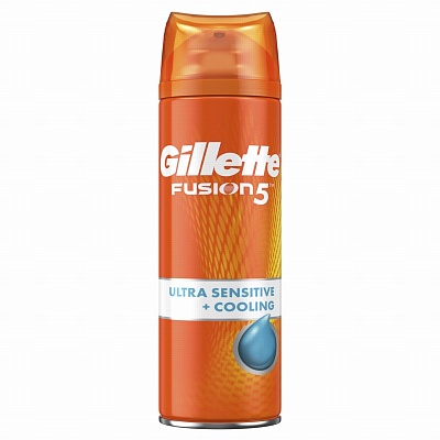 Гель д/бритья GILLETTE Fusion5 охлаждающий 200мл.*6