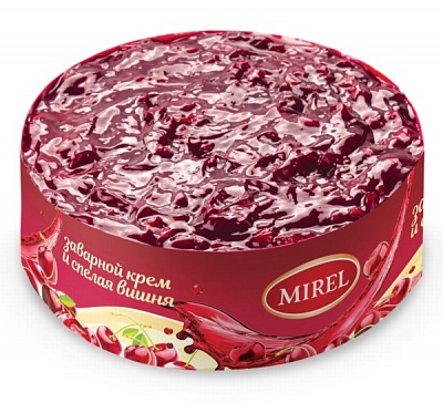 Торт Спелая вишня 0,7кг (t°C=+2..+6) ТМ Мирэль