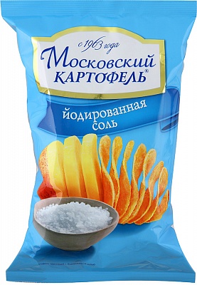 Картофель Московский 130гр*16шт С йодир.солью