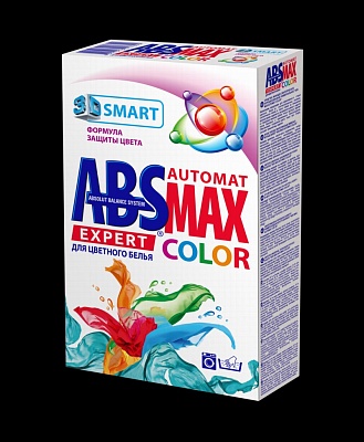 Средство моющее синтетическое порошкообразное универсальное "ABS avtomat Color" ( Весна ) 400гр.*24 / 1015