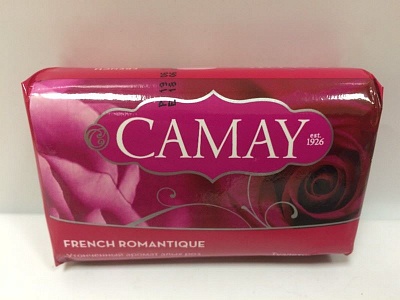 Мыло туалетное "CAMAY" Романтик (роза) 85гр.* 48