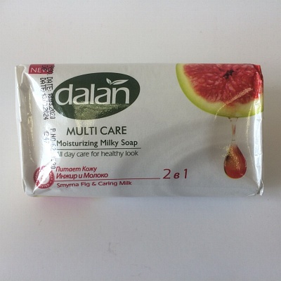 Мыло туалетное DALAN Multi care Инжир и молоко 150г. * 72 / 201613