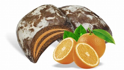 Пряники Чудо Зебра 3,5кг с начинкой со вкусом апельсина ( Мишка в малиннике)/Б34Е