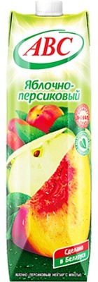 Нектар АВС яблочно-персиковый 1л*12