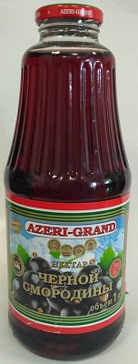 Нектар Черной смородины Azeri-Grand 1л.*8 ст/б