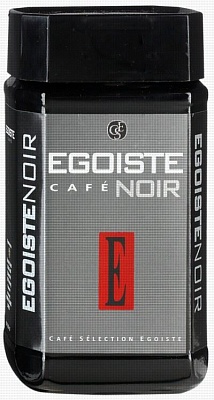 Кофе Egoiste Noir 100гр*12шт ст/б