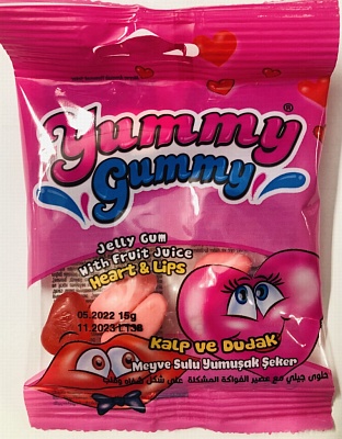 Мармелад Yummy Gummy MIX 15гр*36шт*12бл (Канди Клуб)
