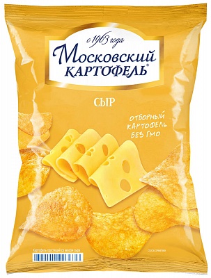 Картофель Московский 70гр со вкусом сыра*12шт 