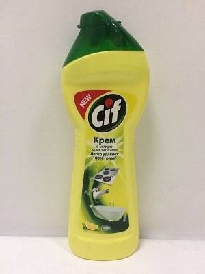 Чистящее средство CIF крем Актив Лимон 250мл * 24