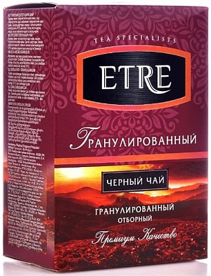 Чай ETRE  черный гранулированный 100гр*40шт (картон) / ТВ900