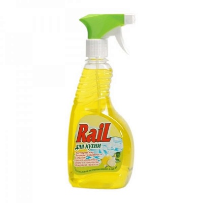 Средство для мытья кухонных поверхностей "RAIL" 0,5л*16