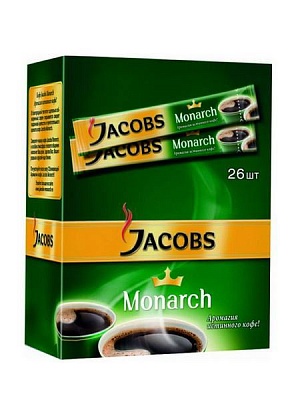 Кофе Якобс Монарх пакет 1,8г*26шт*20бл