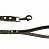 Поводок кожаный плетеный с прошивкой  шир.15мм длина 1,25м  (02015021) ТМ Каскад