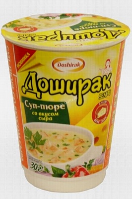 Доширак Суп-пюре б/п со вкусом сыра 30гр*24шт