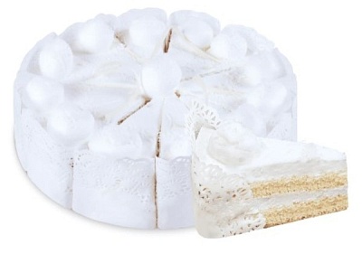 Торт Белые ночи 1300гр  (t°C=+2..+6)  СМАК