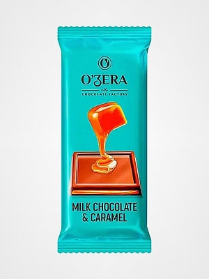 Шок.OZera Milk & Caramel 24 гр*30шт молочный (РРХ554)