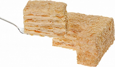 Торт Наполеон классический 0,55кг (t°C=+2..+6) ТМ Мирель