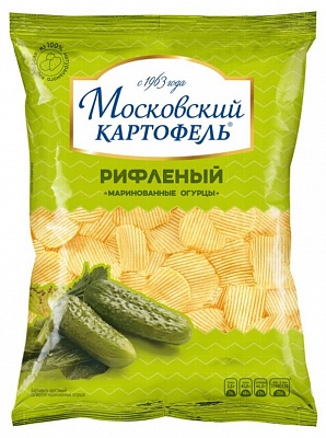 Картофель Московский 130гр*16шт Со вкусом Маринованных огурцов