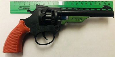 Револьвер для для стрельбы пистонами (арт.008/К)