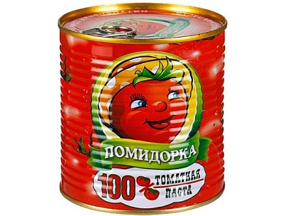 Паста томатная Помидорка 770гр.*6 ж/б