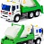 Сити автомобиль-контейнеровоз инерционный (со светом и звуком) (зелёный) (в коробке) /Полесье (арт.86198) 32см