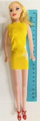Кукла в коротком платье (в пакете) 28*6*4 (арт.227/СМ)