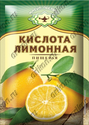 Лимонная кислота пищевая Магия Востока 10гр.*40 / арт.33541