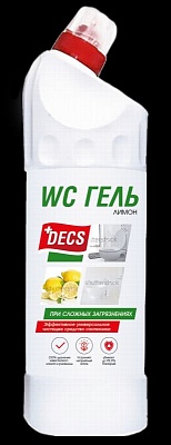 Специализированное средство DECS WC гель лимон 750мл.*15 / В193-03D
