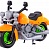 Мотоцикл гоночный "Кросс" /Полесье (арт.6232) 28см